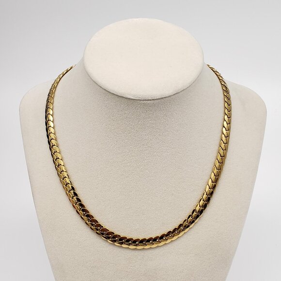 Authentic Louis Vuitton Gold Padlock w/ Unbranded Fashion Stainless Steel Chain - Picture 5 of 8